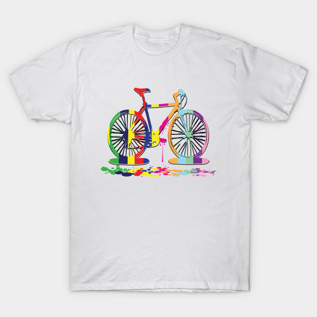 colorful bicycle T-Shirt-TOZ